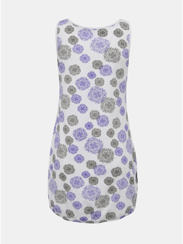 Loap Biele dámske kvetované dlhé tielko LOAP Adelka