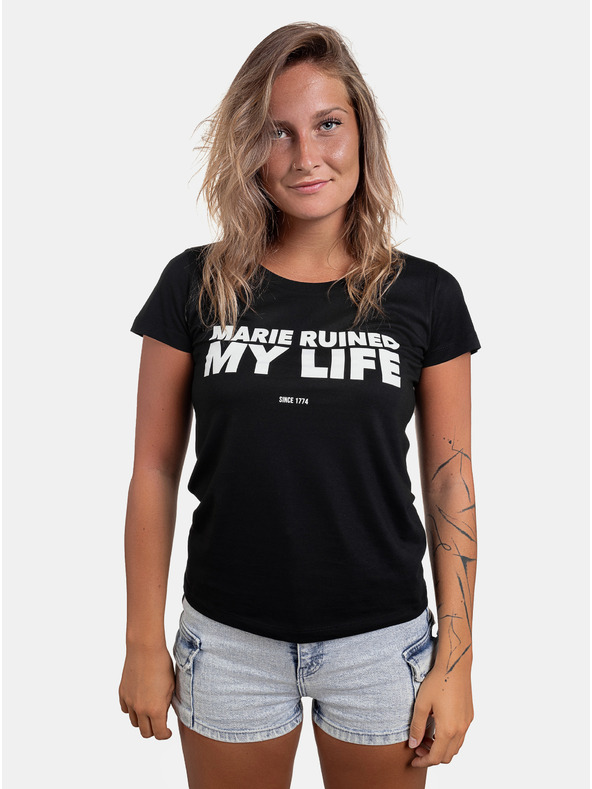 ZOOT.Original Čierne unisex tričko ZOOT Original Marie Terezie