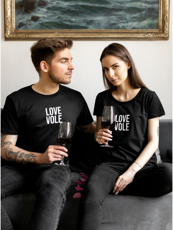 ZOOT.Original Čierne dámske tričko ZOOT Original Love Vole