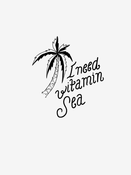ZOOT.Original Biele dámske tričko ZOOT.Original I need vitamin sea