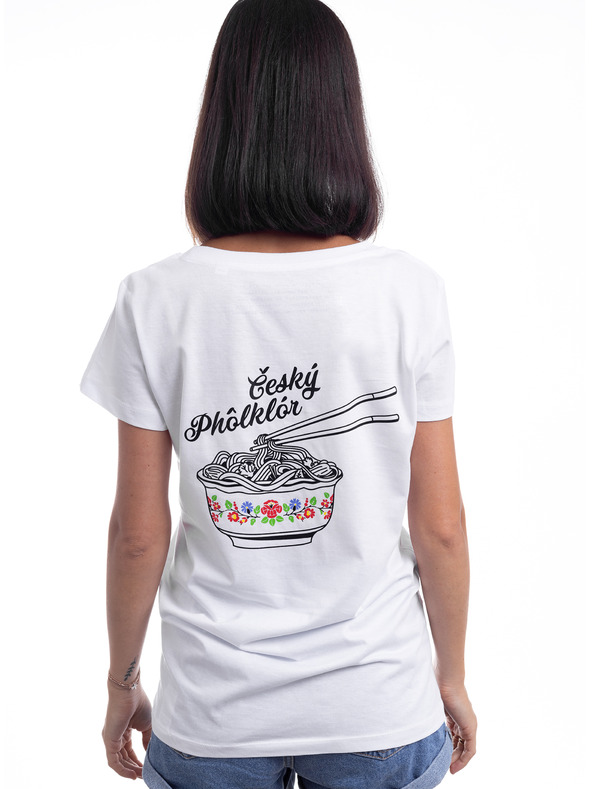 ZOOT.Original Biele dámske tričko ZOOT Original Český Folklór
