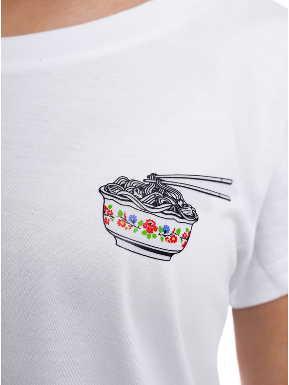 ZOOT.Original Biele dámske tričko ZOOT Original Český Folklór