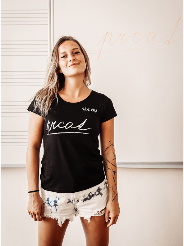 ZOOT.Original Čierne dámske tričko ZOOT Original Prcat