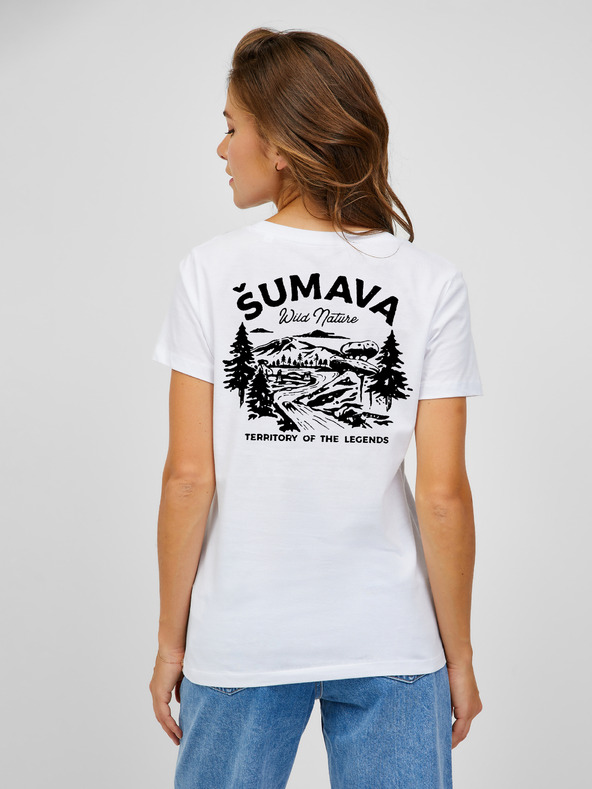 ZOOT.Original Biele dámske tričko ZOOT.Original Šumava