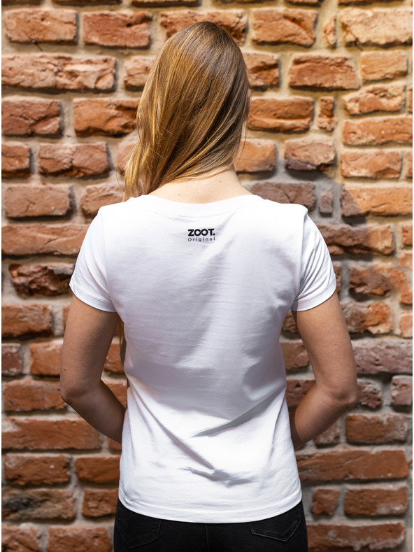 ZOOT.Original Biele dámske tričko ZOOT Original Dickpic