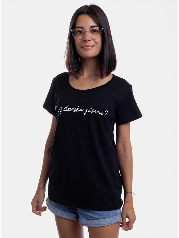 ZOOT.Original Čierne dámske tričko ZOOT Original My dnes píšeme?