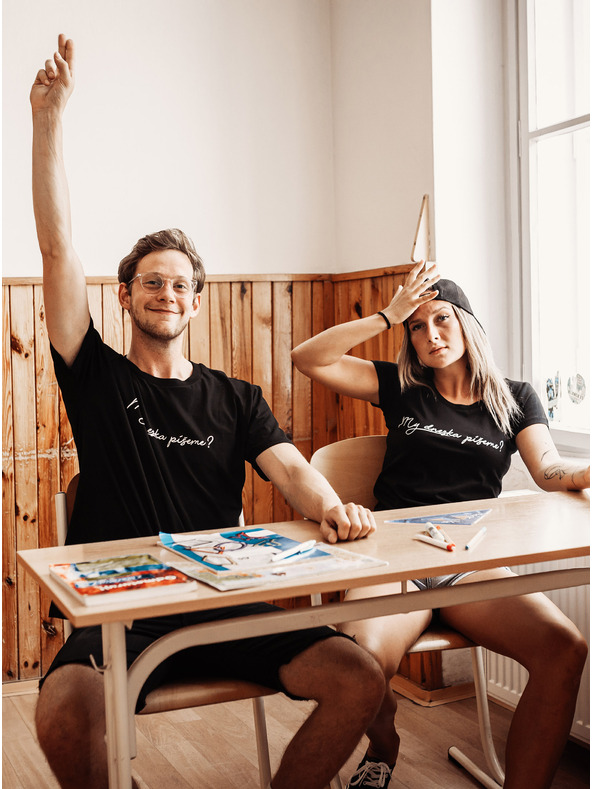 ZOOT.Original Čierne dámske tričko ZOOT Original My dnes píšeme?