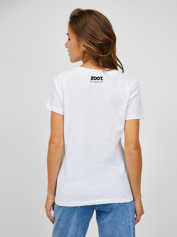 ZOOT.Original Biele dámske tričko Zoot Original Kde nie je víno