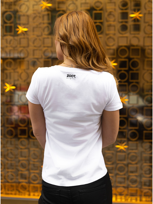 ZOOT.Original Biele dámske tričko ZOOT Original Zlatokopka