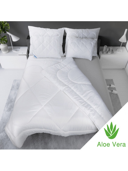 Kvalitex Francúzska prikrývka Aloe Vera zimná 200x200cm Kvalitex