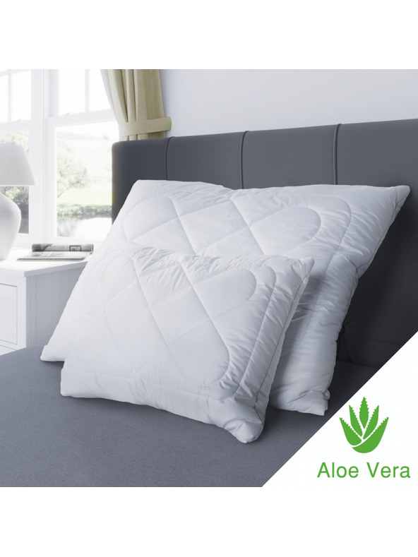 Kvalitex Vankúš Aloe Vera 70x90cm Alaska zips 900g Kvalitex