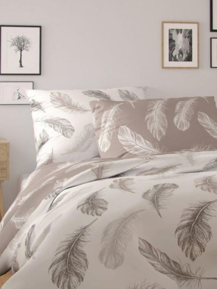 Kvalitex Bavlnená posteľná bielizeň NORDIC COLLECTION 140x200, 70x90cm SHELBY