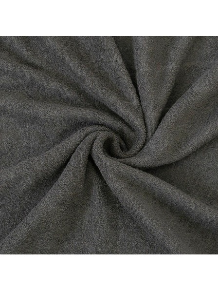 Kvalitex Froté prestieradlo 140x200cm tmavosivé Kvalitex