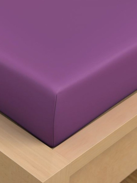 Kvalitex Prestieradlo plachta bavlnené 150x230cm fialové Kvalitex