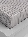 Kvalitex Bavlnené napínacie prestieradlo 160x200cm fialový prúžok Kvalitex