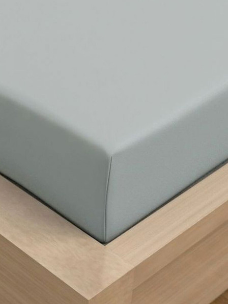 Kvalitex Jersey prestieradlo s lycrou 140x200cm svetlosivé