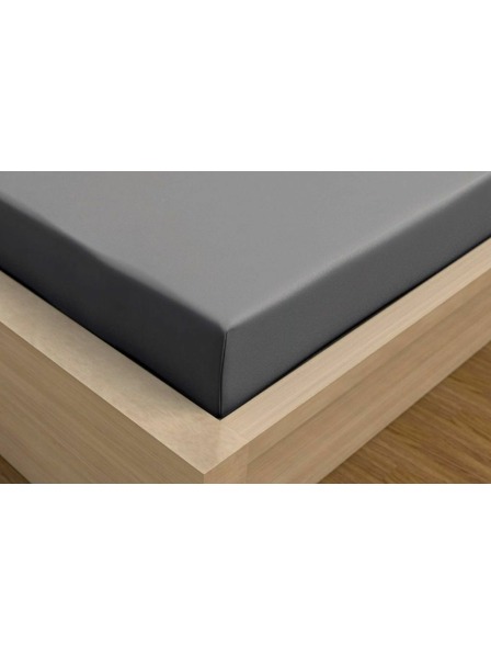 Kvalitex Jersey prestieradlo s lycrovou gumou 120x200cm tmavosivé Kvalitex