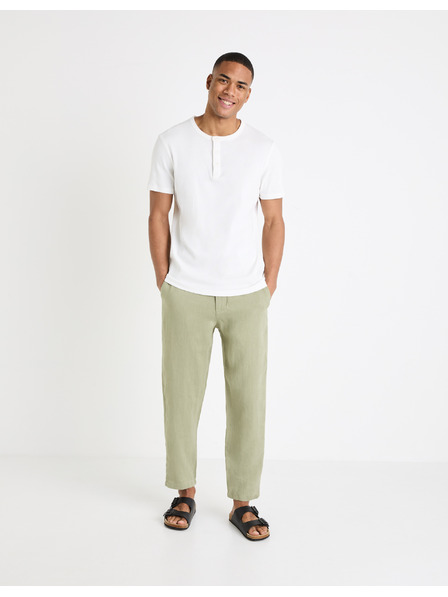 Celio Ľanové nohavice Dolinus 34/34 Celio