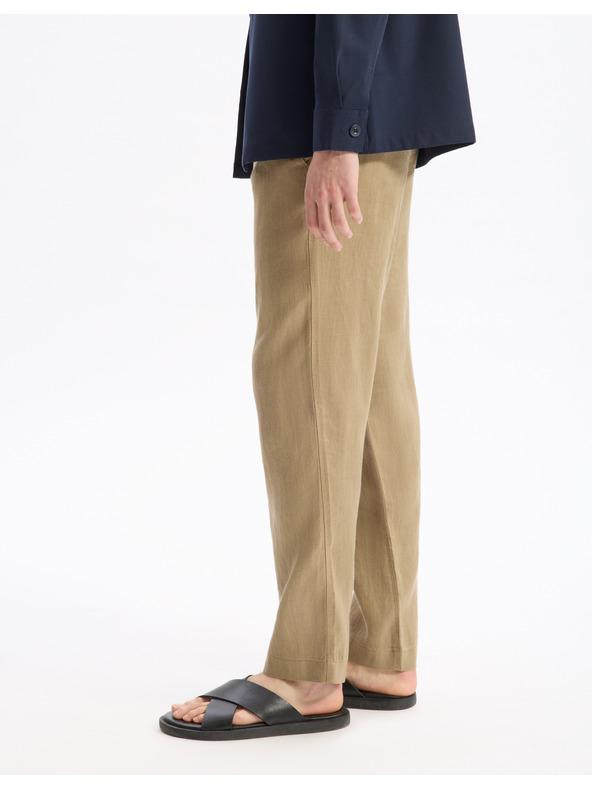 Celio Ľanové nohavice Dolinus 34/34 Celio