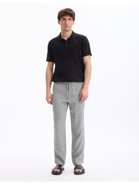 Celio Ľanové nohavice Dolinus 34/34 Celio
