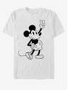 ZOOT.Fan Biele pánske tričko Disney Simple Mickey Outline