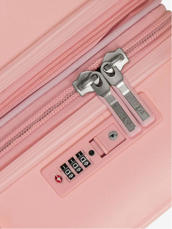 Heys Sada troch dámskych cestovných kufrikov v ružovej farbe Heys Pastel S,M,L Blush