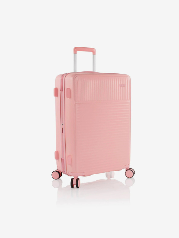 Heys Sada troch dámskych cestovných kufrikov v ružovej farbe Heys Pastel S,M,L Blush