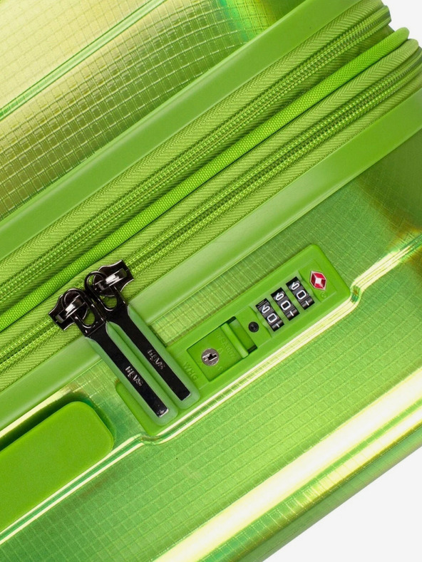 Heys Sada troch cestovných kufrikov vo svetlozelnej farbe Heys Astro S,M,L Green