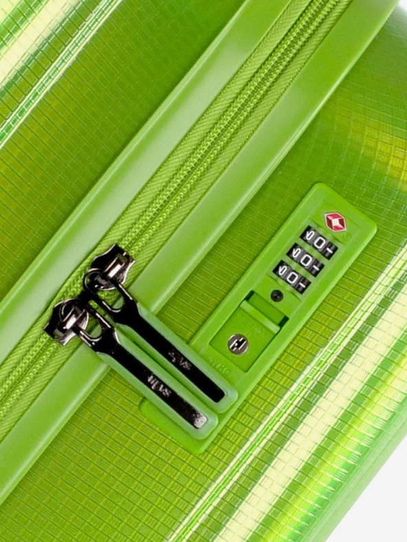 Heys Sada troch cestovných kufrikov vo svetlozelnej farbe Heys Astro S,M,L Green