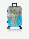Heys Sada troch vzorkovaných cestovných kufrikov v modrej farbe Heys Journey 3G S,M,L Blue Map