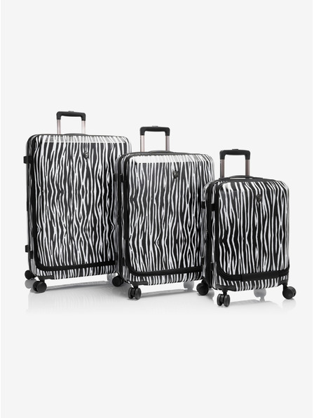 Heys Sada troch cestovných kufrikov Heys EZ Fashion S,M,L Zebra