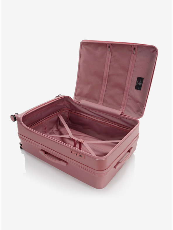 Heys Sada troch cestovných kufrikov Heys EZ Fashion S,M,L Rose Gold