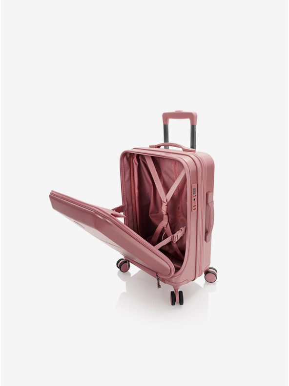 Heys Sada troch cestovných kufrikov Heys EZ Fashion S,M,L Rose Gold