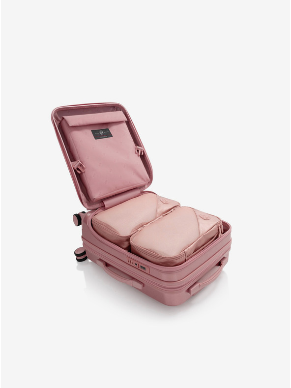 Heys Sada troch cestovných kufrikov Heys EZ Fashion S,M,L Rose Gold