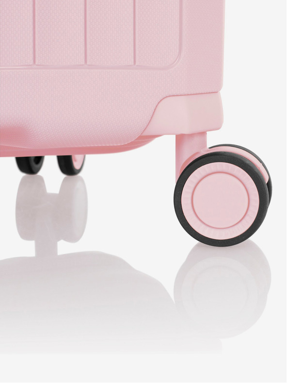 Heys Sada troch dámskych cestovných kufrov v ružovej farbe Heys Airlite S,M,L Blush