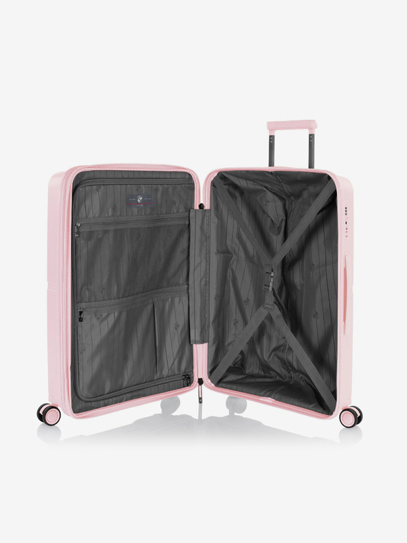 Heys Sada troch dámskych cestovných kufrov v ružovej farbe Heys Airlite S,M,L Blush