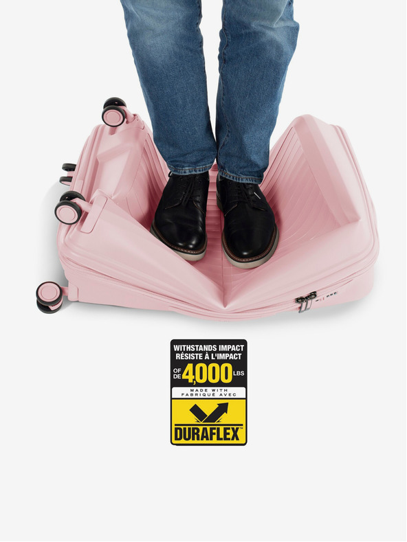 Heys Sada troch dámskych cestovných kufrov v ružovej farbe Heys Airlite S,M,L Blush