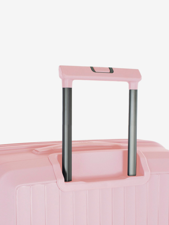 Heys Sada troch dámskych cestovných kufrov v ružovej farbe Heys Airlite S,M,L Blush