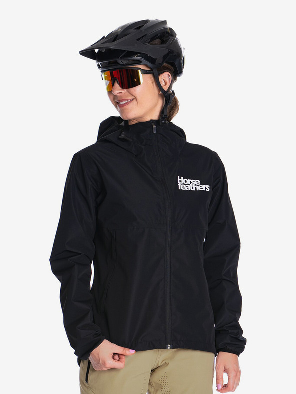 Horsefeathers Dámska cyklistická bunda Onyx Horsefeathers - čierna
