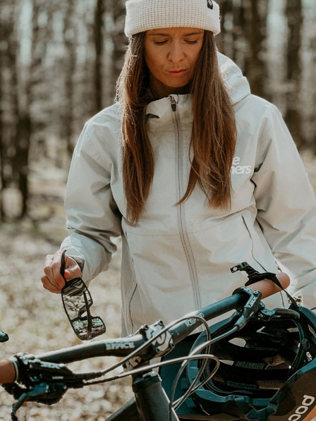 Horsefeathers Dámska bike bunda Onyx Horsefeathers - sivá