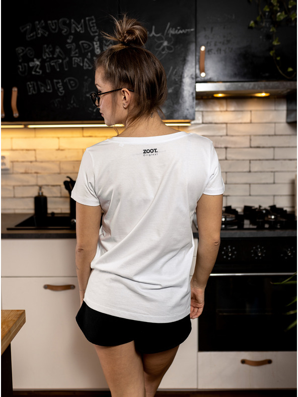 ZOOT.Original Biele dámske tričko ZOOT Original Chilli paprička