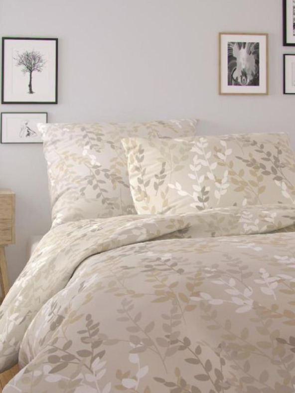 Kvalitex NORDIC COLLECTION predĺžená bavlnená posteľná bielizeň 140x220, 70x90cm ASTRID