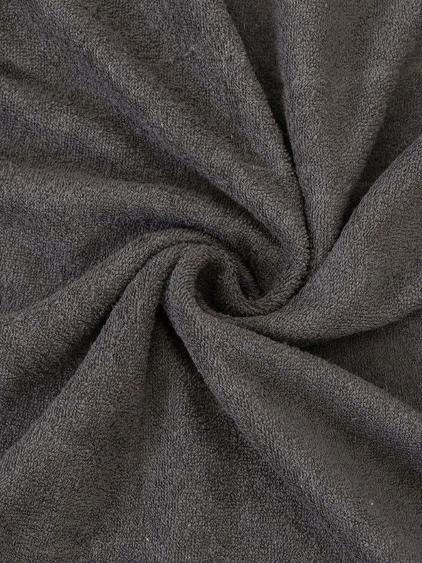 Kvalitex Froté prestieradlo 90x200cm tmavosivé Kvalitex