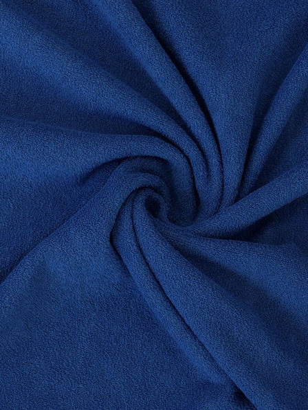 Kvalitex Froté prestieradlo na jednolôžko 90x200cm tmavomodré Kvalitex