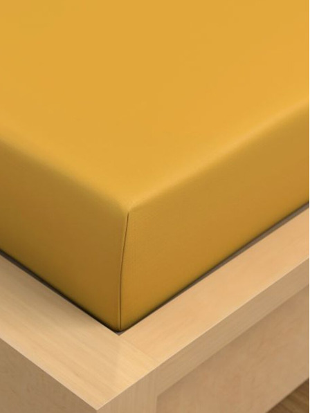 Kvalitex Bavlnené prestieradlo 150x230cm žlté
