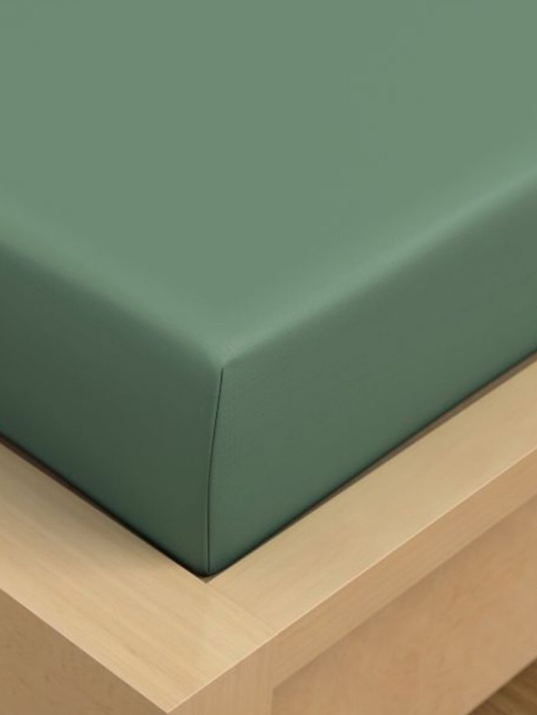 Kvalitex Bavlnené prestieradlo 150x230cm zelené