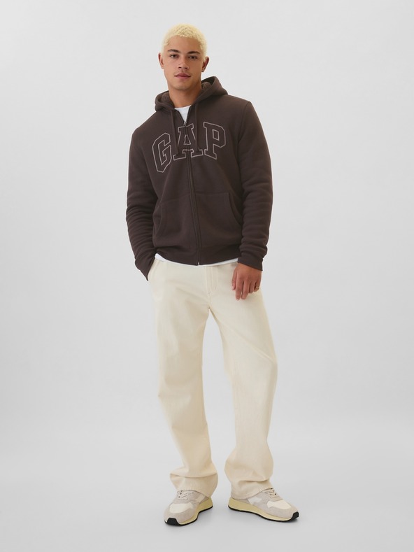 GAP Mikina sherpa s logom GAP