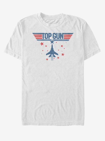 ZOOT.Fan Biele unisex tričko Paramount Top Gun