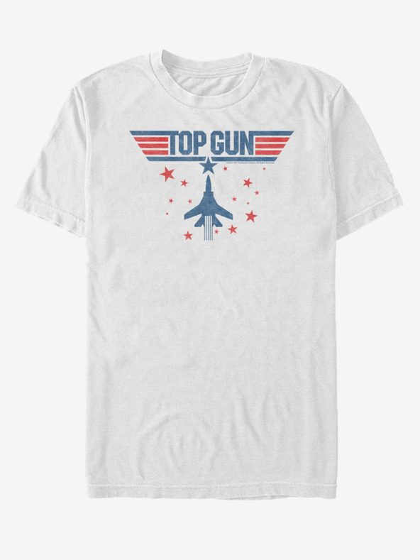 ZOOT.Fan Biele unisex tričko Paramount Top Gun