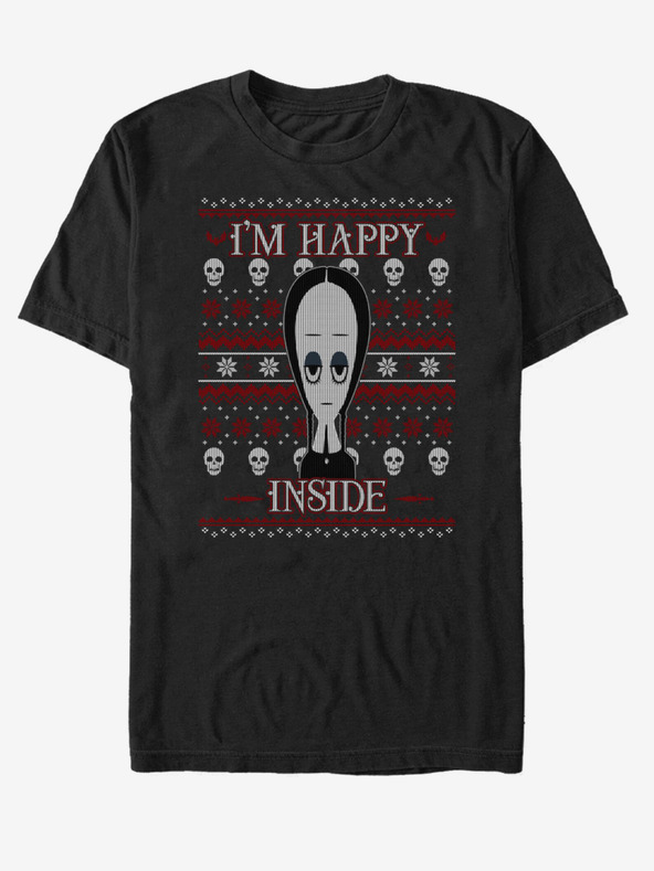 ZOOT.Fan Čierne unisex tričko ZOOT.Fan MGM Happy Inside